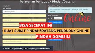 Cara Membuat Surat PindahDatang Penduduk Online