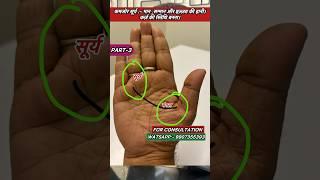 Weak sun mount  in palm DefameLoanकमजोर सूर्य के कारण मान सम्मान में कमी #viral #palmistry #reel