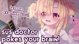 ASMR Sus Doctor Pokes Your Brain & Examines You Weird Personal Attention Gloves Squishy Noises?