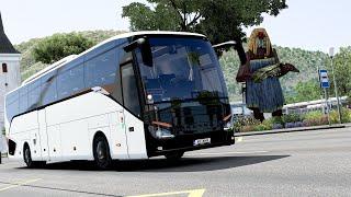 Setra New S516 HD  Ets 2 Bus Mod 1.47 Gameplay  Real 2K Ultra Graphics