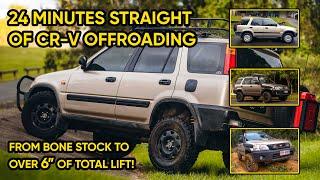 Offroad Evolution of My RD1 CR-V  - From Stock to 6 Inch Lifted OFFOADING ONLY VIDEO