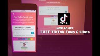 Free Tik Tok Fans  How to get FREE Tik Tok Followers  Instantly