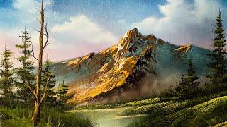 How To Paint A Beautiful Mountain Landscape In Oil - Paintings By Justin