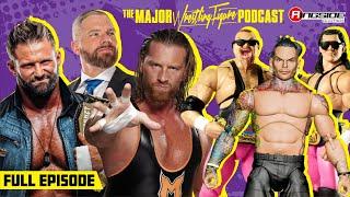 Jericho-Hausen and White T-Shirts  MAJOR WRESTLING FIGURE POD  FULL EPISODE