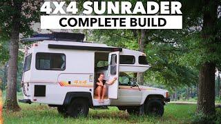 RARE 4x4 Toyota Sunrader Full Rebuild in 8 Minutes  Off Grid Camper