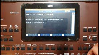 Korg Pa700 How to create and load text lyrics karaoke in various languages