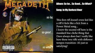 My Favorite Riffs from Every Megadeth Album + Commentary
