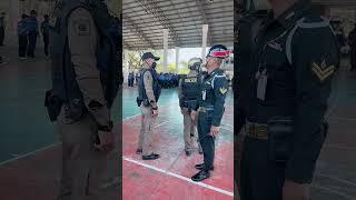 Asli bikin ngakak helm polisi militer Thailand #shorts #shortsvideo