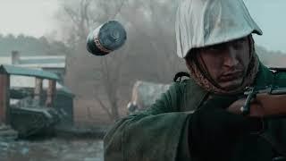 Slow Motion Battle Scene from Tank Movie T-34 2018