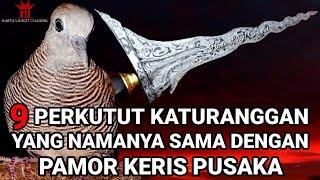 9 Perkutut katuranggan yang namanya sama dengan pamor Keris