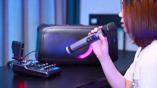 Tutorial How to Use FIFINE K025 Wireless Microphone With Audio Interface Mixer for Live Karaoke