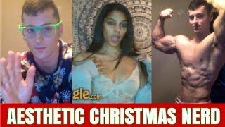 Omegle Aesthetics Christmas Nerd