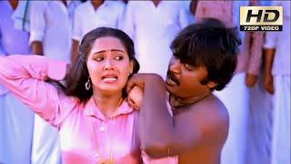 Vijaykanth Forcefully Marry Radhika  Amman Kovil Kizhakale  Tamil Movie Scene HD
