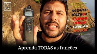 Tutorial do controle remoto intervalômetro para fotografia de paisagem