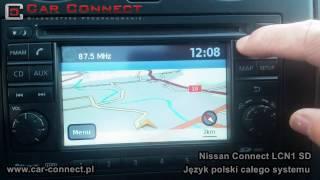 Nissan Connect lcn1 sd polskie menu jezyk polski nawigacja mapy aktualizacja