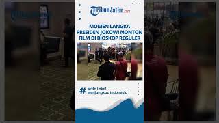 Layaknya Masyarakat Umum Viral Momen Presiden Jokowi Nonton Film Fast X di Bioskop Reguler