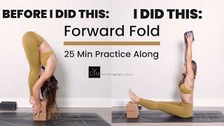 Before I Did This Forward Fold 25 Min Practice Along Yoga Class