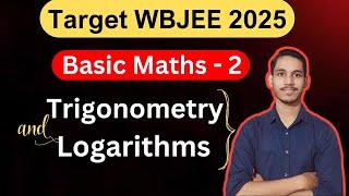 Target WBJEE 2025 Physics  Basic Mathematics Part 2  @ShakyaBhowmik