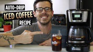 Simple Iced Coffee Recipe - Home Auto-Drip Version