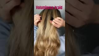 How to do voluminous braid  #voluminousbraid #braid #hairhacks #hairstyletutorial #объемнаякоса