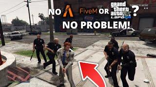 HOW TO Roleplay as a COP in GTA 5 - PS4 & XBOX ONE Call Backup