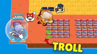 TROLL NOOB *KIT* RANDOM Brawl Stars Funny Moments & Glitches & Fails #1088