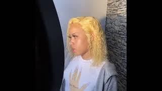 Transparent Blonde Frontal Wig