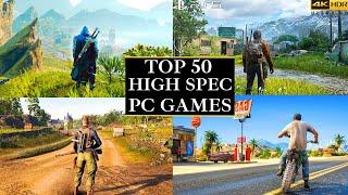 Top 50 Best High Graphics Pc Games for  6GB RAM  8GB RAM  1GB VRAM  2GB VRAM  High End Pc Games