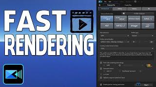 The RIGHT Settings for Fast Video Rendering  PowerDirector