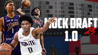 2023 NBA Mock Draft 1.0  Full 2 Rounds