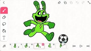 FlipaClip - Hoppy Hopscotch  animating on flipaclip timelapse
