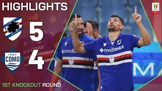 SAMPDORIA-COMO 5-4 AP  HIGHLIGHTS  Blucerchiati are through  Coppa Italia Frecciarossa 202425