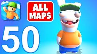 Stumble Guy‪s‬ - Gameplay Walkthrough Part 50 - All Maps iOS Android