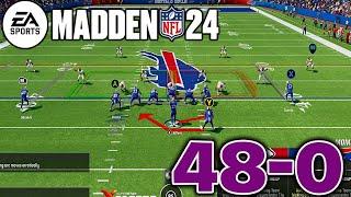 THESE RUN PLAYS HAVE ME 48-0 IN MADDEN 24