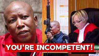 Fearless Malema Calls Out Racst Magistrate in East London Magistrate Court.