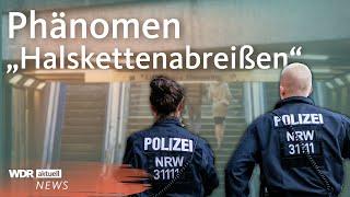 Polizei rät Schmuck verdeckt zu tragen Kriminalität am Ebertplatz in Köln  WDR Aktuelle Stunde