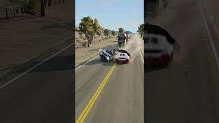 Realistic Highway Car Crashes #102