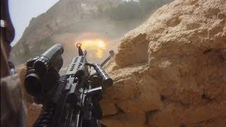 FIREFIGHT ON HELMET CAM IN AFGHANISTAN - PART 1  FUNKER530