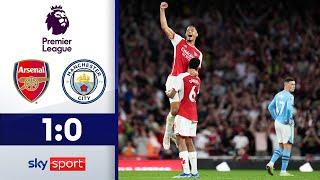 Das Duell Martinelli mit Schuss ins Glück  FC Arsenal - Manchester City  Premier League 2324