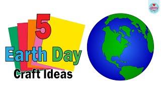 5 Earth Day Craft Ideas #earthday  @CraftStack