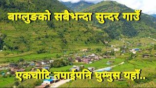 Most beautiful village of Baglung  Nisikhola Baglung  villager lifestyle  Kaveetamagar