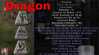 Diablo II Resurrected Rune Words - Dragon Sur Lo Sol