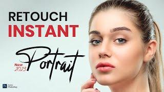 Best Portrait Retouching Photoshop Toturial With Ai - New Method