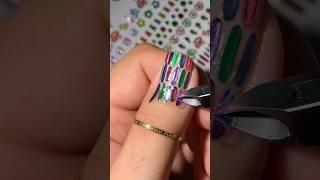 Nail Stickers =Easiest Nail Art#nails #nailpolish #nailsart #nailart #nailarttutorial #easynailart