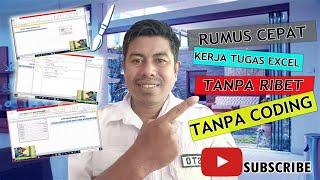 Rumus Cepat Kerjakan Tugas ExcelWaktu Singkat Tanpa Coding #tugassekolah #tugasdesa