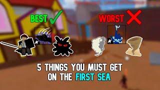5 Thing You MUST GET on The First Sea in Blox Fruits