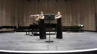 Charles Koechlin Sonata for 2 flutes Opus 75. Flutes Florencia Abraham & Carina Samitz