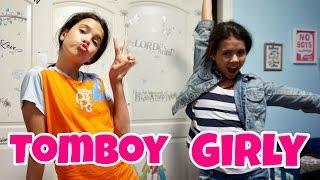 Girly Girl vs TomBoy Afterschool Routine