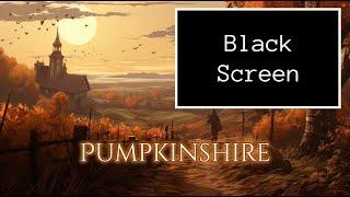 9 H BLACK SCREEN Rural Autumn Ambience and Music  cozy autumn village ambience positive music