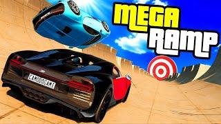 Jumping FAST Cars Off MEGA RAMPS Challenge in BeamNG Drive Mods